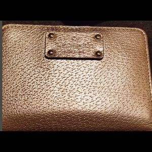 Kate Spade Rose Gold Wallet in Amazing Condition!